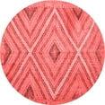 thumbnail image 1 of Ahgly Company Indoor Round Southwestern Red Country Area Rugs, 4' Round, 1 of 4