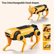 Lekihaqq 1 Packs Solar Powered Robot Dog Kit, STEM Educational DIY Building Toy, Physics Science Project for Teens & Adults, Creative Hands-On Learning Engineering Set