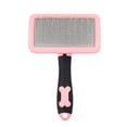 thumbnail image 3 of ACDANC Slicker Brush for Dogs,Non-Slip Handle Dog Brush for Long Haired Dogs,Flexible Steel Pins Dog Hair Brush,Pink, 3 of 8