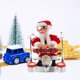 thumbnail image 4 of FELTECHELECTR Muñeco navideño de Papá Noel que baila y canta, con batería, musical y móvil, decoración navideña (tambor), 4 of 4