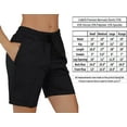 thumbnail image 5 of Bermuda Shorts with Pockets Active Draw string Jersey Summer Shorts, 5 of 5