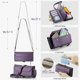thumbnail image 3 of funda billetera para Samsung Galaxy A72 con Protección RFID, Ranuras para Tarjetas, Pata de Cabra, Correa Desmontable-Funda para teléfono tipo Bandolera con Tapa de Cuero PU a prueba, 3 of 9