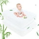 thumbnail image 1 of Protector de Colchón para Cuna Ruili Pack de 2 hecho con Bambú Impermeable 132x71 cm, 1 of 7