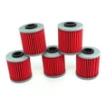thumbnail image 5 of 5pcs Oil Filter for Kawasaki KX250F KXF 250 KXF250 KX450F Suzuki RM-Z250 RM-Z450 RMX450Z Replace HF207 KN-207, 5 of 7