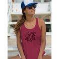 thumbnail image 2 of Best Mom Cute Calligraphy Racerback Tank Women -Image by Shutterstock, Female x-Large, 2 of 4