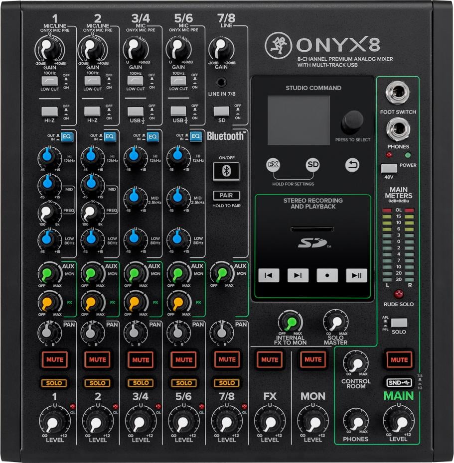 Phonic Powerpod 780 Plus: 2X300W 7-Channel Powered Mixer w