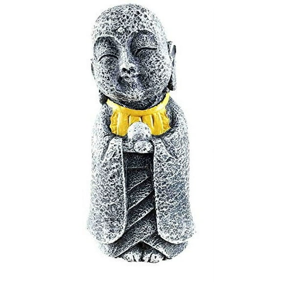 Wellness & Healing Ksitigarbha Bodhisattva Ojizo Sama Jizo Yellow Bib Figurine