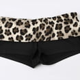 thumbnail image 5 of Women's Leopard Print Fold Waist Sexy Shorts Club Fashion Low Waisted Women Mini Shorts Pants Hot Sweet Y2K Party Streetwear, 5 of 13