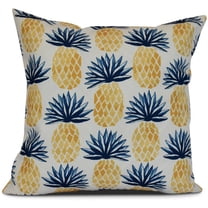 Simply Daisy, Pineapple Stripes, Geometric Print Pillow