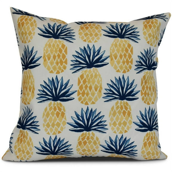 Simply Daisy, Pineapple Stripes, Geometric Print Pillow