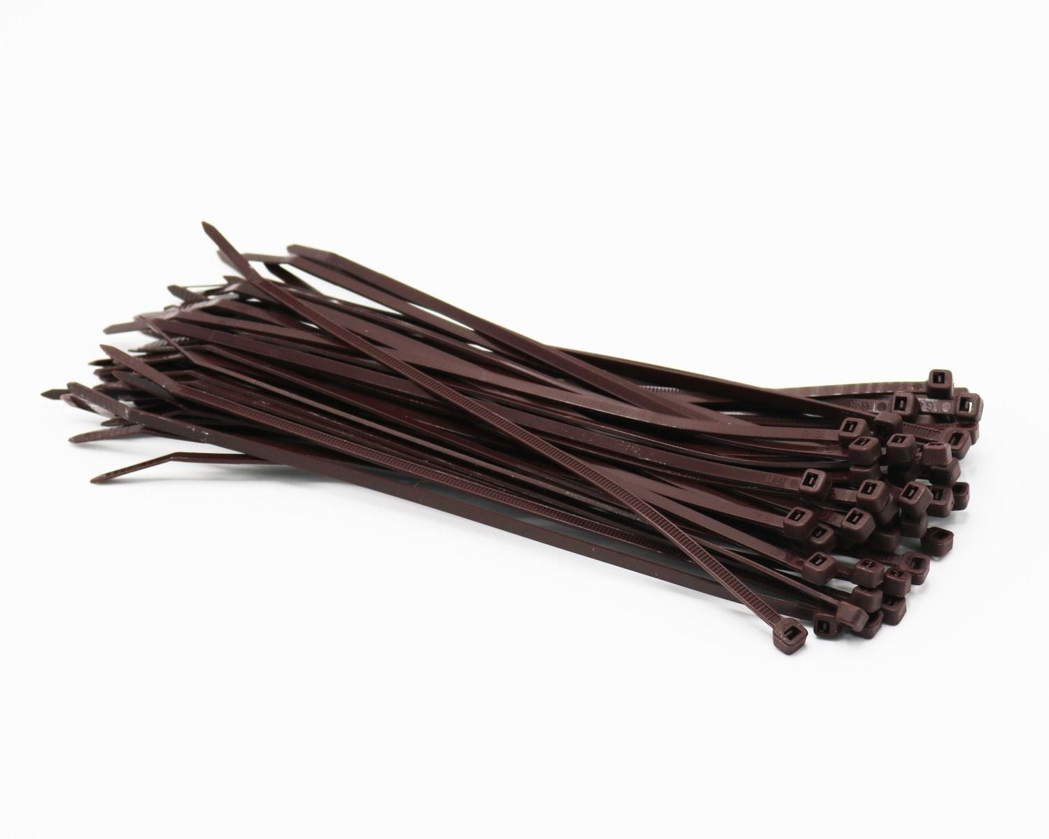 4" x 18 LB Cable Ties (100/bag) Brown