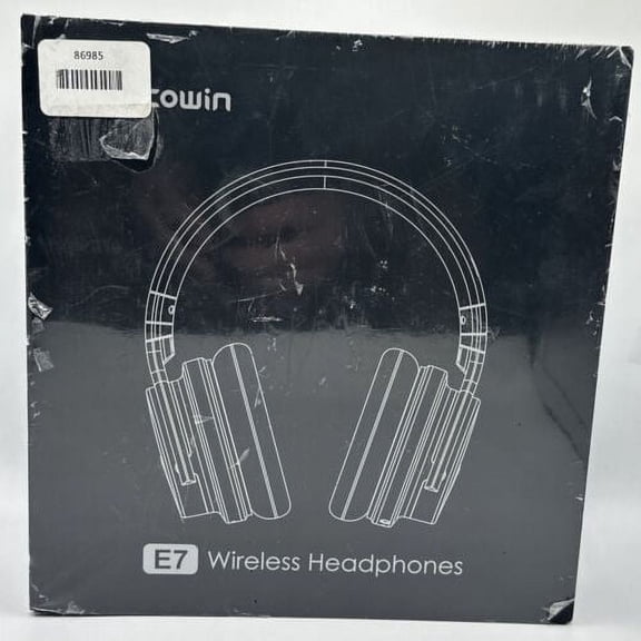 Silensys E7 PRO Active Noise Cancelling Headphones Bluetooth Headphones with Microphone Deep Bass Wireless Headphones Over Ear, Comfortable Fit, 30H Playtime for TV/Computer/Cellphone, Black