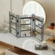 thumbnail image 4 of 72-Hole White Fashionable Folding Screen Jewelry Rack Jewelry Storage Earrings Rack Jewelry Display, 4 of 5