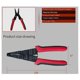 thumbnail image 2 of Alicates Multifunción, Pelacables Automáticos, Alicates de Crimpado Manuales, Herramienta Profesional para Pelar Cables, Cortador de Crimpado, 2 of 5