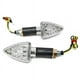 Krator Mini Personnalisé Conduit Clignotants Lampe Compatible avec Yamaha Majesté Vino Zuma Morphous Razz – image 1 sur 5