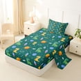 thumbnail image 2 of Erosebridal Green Yellow Dinosaur Twin Sheet Sets,Multicolor Dino Lovely Cute Animals Bedding For Boys Kids 3-Piece, 2 of 6