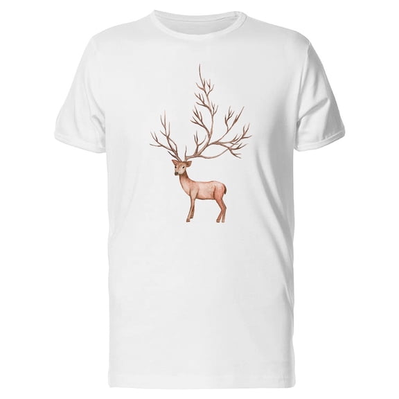 Beautiful Deer Amazing Antlers Tee Men's -Image by Shutterstock