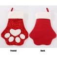 thumbnail image 4 of Dalrosia Sequin Christmas Pet Stockings Cat Dog Paw Pattern Fireplace Hanging Stockings for Christmas Fireplace Tree Decor, 4 of 5