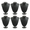 thumbnail image 1 of 6x Collar Expositor Para Joyas Negro 21x16cm, 1 of 9