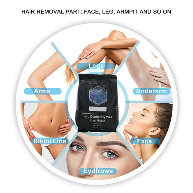 Hair Removal Wax Bean, Widely Unique Ingredients Technology Stable Performance Hair Removal Tool Effect for Household for Hair Salons Lavender Color,Rose Color,Honey