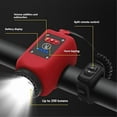 thumbnail image 3 of Bike Light and Horn 2-in-1 Set for Night Riding, Night Cycling Flashlight Accessories, 4 Light Modes, 3 of 5