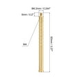 thumbnail image 2 of Uxcell 250 Grain Archery Arrow Insert 0.244" 6 Pack Brass Arrow Weight Bolt for Field Points Shaft, 2 of 5