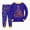 X106-Blue, variant on NOLDARESToddler Christmas Pajamas Pjs Set Boys Girls 2pcs Nightwear Long Sleeve Sleepwear Sets Xmas Jammies X106-Blue