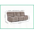 thumbnail image 5 of Liyasi 2-Seater Power Recliner Sofa with Dual OKIN Motors - Configurable Living Room Furniture, 5 of 15