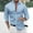 Sky Blue, variant on Tawop Button Up Shirt Men Casual Long Sleeve Shirts ,Size L