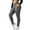 Gray, variant on CQONEPT Yoga Pants for Women Plus Size Elastic Waist Trousers Casual High Waist Lounge Tummy Control Wide Leg Pant Black M
