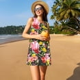 thumbnail image 3 of Disketp Cute Pigs Sunflower para Vestido sin Mangas para Mujeres, Vestidos de Verano para Mujeres, Casual y Holgado para la Playa, 3 of 7