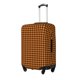 thumbnail image 1 of Balery Black And Orange Houndstooth Funda de equipaje, fundas para maletas, elástica, lavable, protector de maletas, compatible con maletas de 18 a 32 pulgadas-Medium, 1 of 7