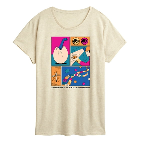 Jurassic Park - Dino Dna - Women's Short Sleeve Graphic T-Shirt