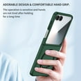 thumbnail image 3 of ELEHOLD Slim Magnetic Case for Samsung Galaxy Z Flip 7 Magnetic Mag-Safe Compatible Non-Slip Anti-Scratch Anti-Fingerprint Shockproof Lightweight Case for Galaxy Z Flip 7,Green, 3 of 7