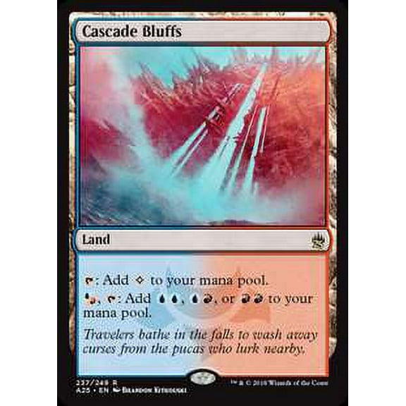 MtG Masters 25 Rare Cascade Bluffs (Foil) #237