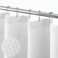 thumbnail image 2 of mDesign Cotton Waffle Knit Shower Curtain, Spa Quality - 72" x 84" - White, 2 of 8