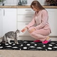 thumbnail image 3 of Black White Cloud Moon Star Pattern Kitchen Rugs Sets Of 2,Anti Fatigue Kitchen Mat Rugs Non Slip Washable,Decorative Kitchen Floor Mats for Kitchen,Sink,Laundry,17"x30"+17"x47", 3 of 7