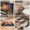thumbnail image 5 of 2 Pcs Pioneer Flower Floral Print Pattern Kitchen Towels, Funny Microfiber Dish Towel Set, 18" X 26" Tea Towels, 5 of 6