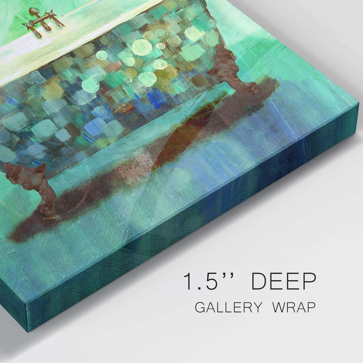 Simple Nature I - Premium Gallery Wrapped Canvas - Ready to Hang Set of 2 - 40 x 40 Each
