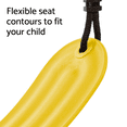 thumbnail image 2 of Blue Rabbit Play Outdoor Kids Swing with Flexible Seat and Rope/Chain, Yellow, 2 of 5