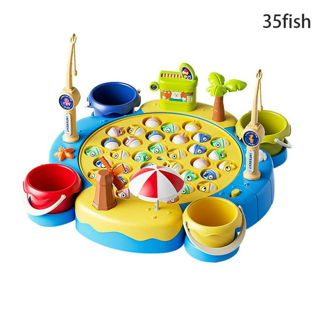 Magnetic Fishing Game Educational Learning Toy Fish For Kids Develops Fine Motor Skills D7i5