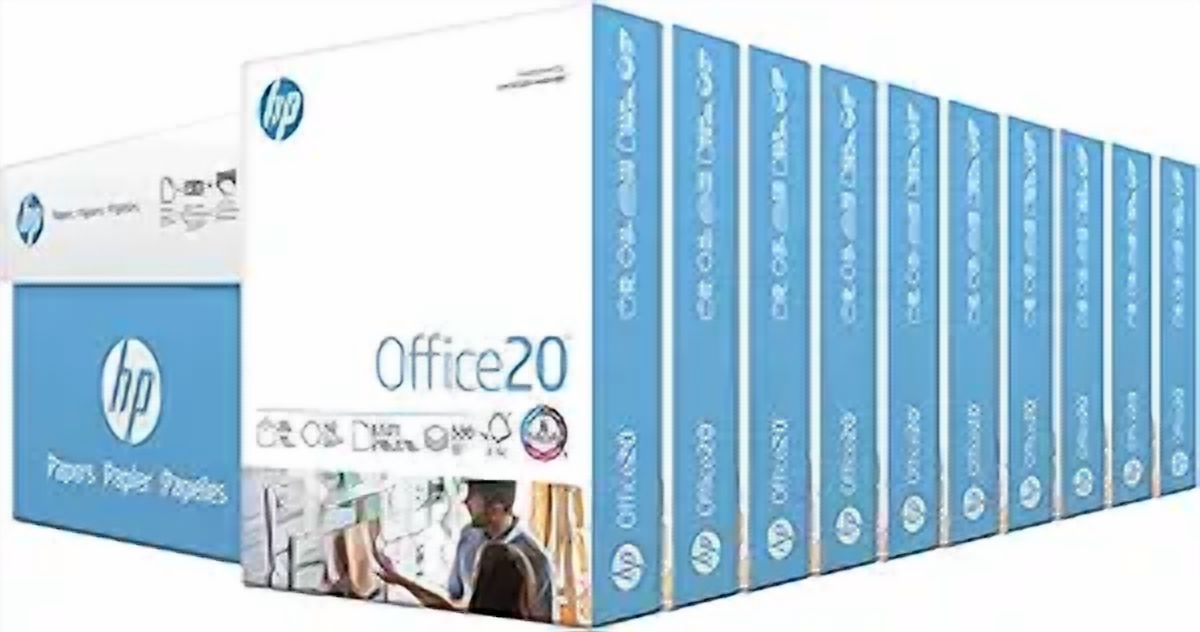 20 lb Printer Paper 8.5 x 11, 10 Reams 5000 Sheets Office Copy Paper, 92 Bright Acid Free, FSC CertifiedMade for Copier, White