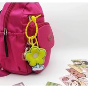 Fashionable keychain pendants, colorful creative fabric flowers, exquisite womens bag pendants, backpack ornaments, pendant gifts