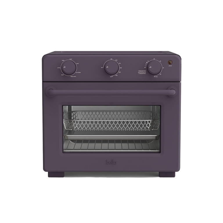 Bella 6-Slice Air Fry Toaster Oven with 7 Presets, Plum photo 1