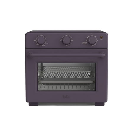 bella 6-Slice Air Fry Toaster Oven with 7 Preset Cooking Options and EverGood™ Nonstick Coated Trays, Plum