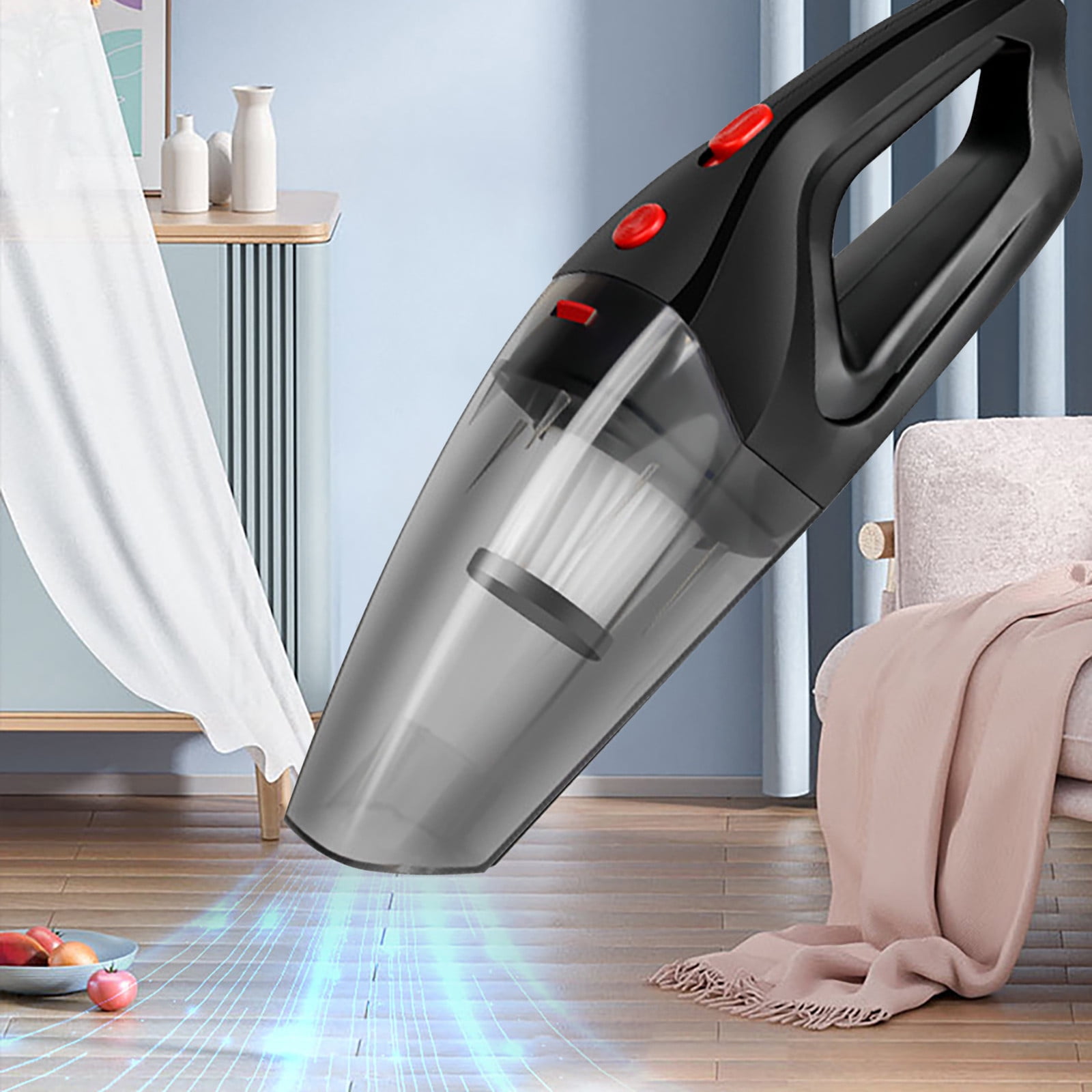 ZToonmas Car Vacuum Cleaner, 120W / 9000Pa Household Handheld Vacuum Cordless, Low Noise Portable Vacuum for Car, Office, Home