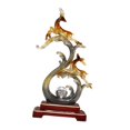 thumbnail image 1 of Estatua de reno, escultura de alce, estatua de animal artesanal, estatua de ciervo alce moderna, figuras de ciervo para mesa de noche de escritorio de Estilo A, 1 of 8