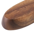 thumbnail image 4 of NFTIGB Premium Walnut Wooden Serving Tray Boat Shape Platter for Fruit Dessert Snack Candies Elegant Centerpiece Plate Easy Cleaning Kitchen Essential 8.7 Inches / 22 cm Length, 4 of 5