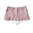 thumbnail image 1 of Birdeem Fall and Spring Womens Button Zipper Fashion Solid Pants Casual Pants Shorts, 1 of 1