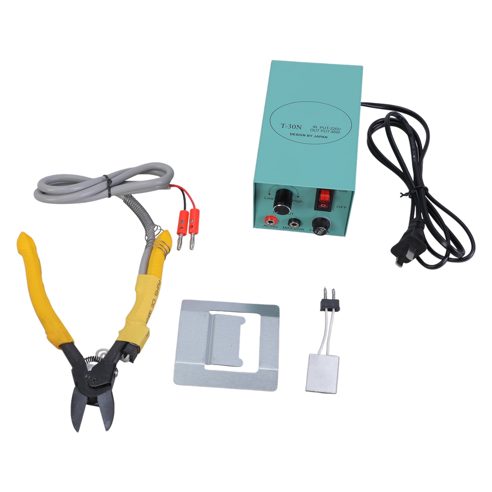 lanema HT200/HT180 Electric Heat Scissors Heat Nipper Side Cutter Diagonal Pliers Side Cutting Pliers Tool with Power Supply